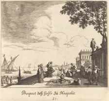View of Gulf of Naples, 1681. Creator: Melchior Küsel