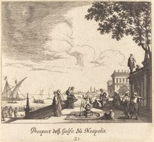 View of Gulf of Naples, 1681. Creator: Melchior Küsel