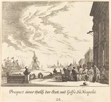 View of Gulf of Naples, 1681. Creator: Melchior Küsel