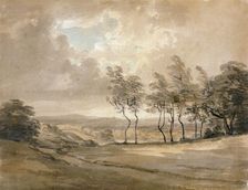 View of Hampstead Heath 18th century. Artist: Paul Sandby
