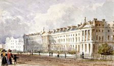 View of Hanover Terrace in Regent's Park, London, 1827. Artist: George Shepherd