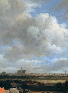 View of Haarlem (detail), c1670. Artist: Jacob van Ruisdael