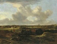 View of Haarlem from the Dunes, 1660. Creator: Jan van der Meer