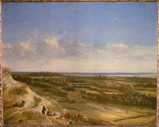 View of Haarlem from the dunes