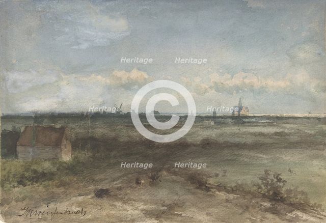 View of Haarlem from the Dunes, mid-19th-early 20th century. Creator: Jan Hendrik Weissenbruch.