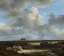 View of Haarlem with Bleaching Grounds. Creator: Jacob van Ruisdael