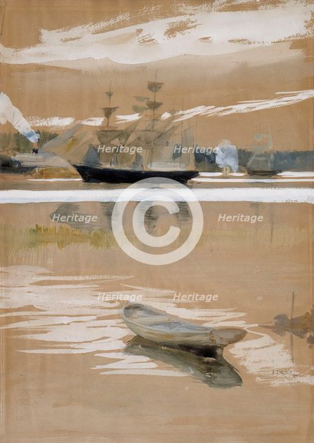 View of Haikko, 1891. Creator: Albert Edelfelt.