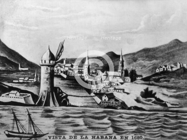 View of Havana, (1680), 1920s. Artist: Unknown