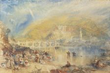 View of Heidelberg with a Rainbow. Artist: Turner, Joseph Mallord William (1775-1851)