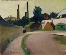 View of Helsinki, the Finnish Sugar Co., 1926. Creator: Vaino Kunnas