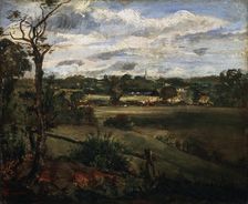 View of Highgate from Hampstead Heath early 19th century. Artist: John Constable