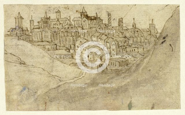View of Hill Town, n.d. Creator: Unknown.