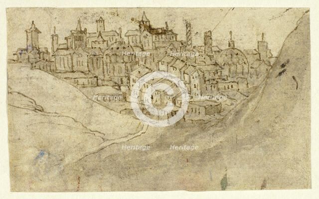 View of Hill Town, n.d. Creator: Unknown.