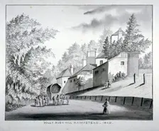 View of Holly Bush Hill, Hampstead, London, 1840. Artist: Anon