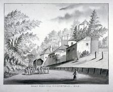 View of Holly Bush Hill, Hampstead, London, 1840. Artist: Anon