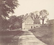View of House from Driveway, 1850s. Creator: Unknown