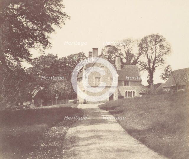 View of House from Driveway, 1850s. Creator: Unknown.