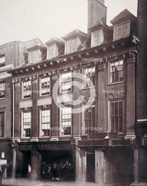 View of houses in Great Queen Street, Holborn, Camden, London, 1879. Artist: Henry Dixon