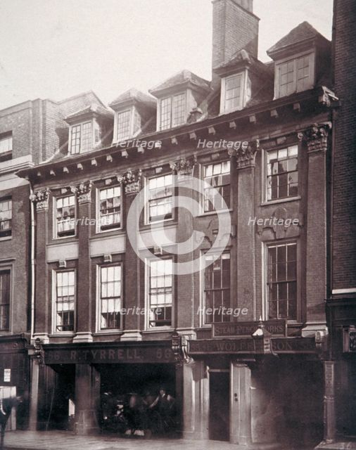 View of houses in Great Queen Street, Holborn, Camden, London, 1879. Artist: Henry Dixon
