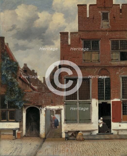 View of Houses in Delft, Known as ‘The Little Street’, c.1658. Creator: Jan Vermeer.