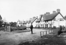 View of houses in New Earswick, York, Yorkshire, 1910