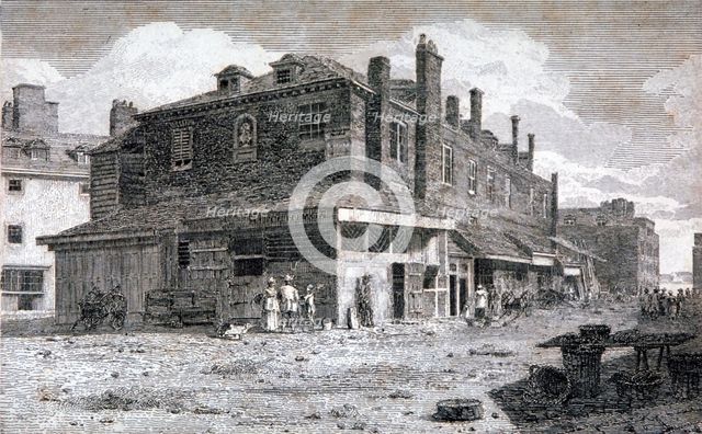 View of Hungerford Market, Westminster, London, c1805.                                            Artist: Anon