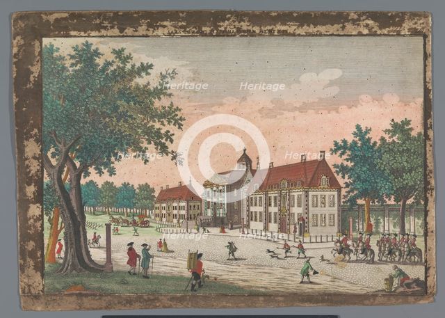 View of Huis ten Bosch Palace in The Hague, 1742-1801. Creator: Anon.