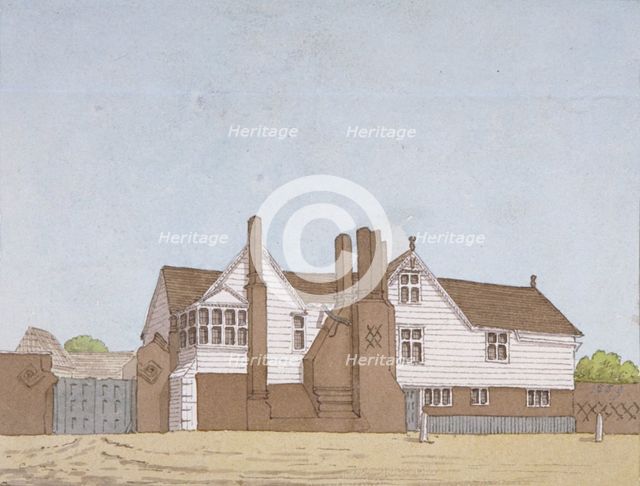 View of Hyde House in Plaistow, Newham, London, c1800. Artist: Anon