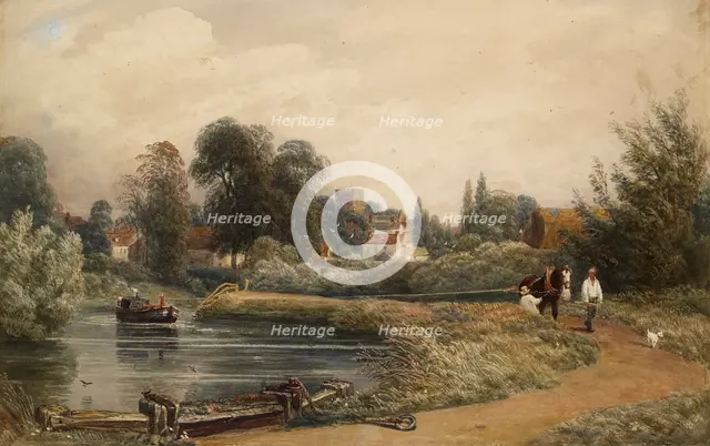 View of Iffley from the River, 1841. Artist: JMW Turner.