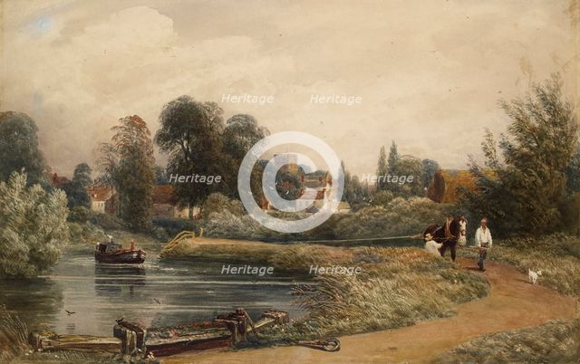 View of Iffley from the River, 1841. Artist: JMW Turner.