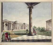 View of Ionic Gallery in Tsarskoye Selo