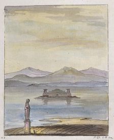 View of Isola Bella, Lake Maggiore, 1786. Creator: Elias Martin