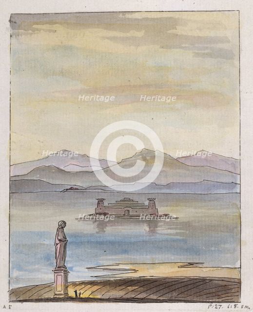View of Isola Bella, Lake Maggiore, 1786.  Creator: Elias Martin.