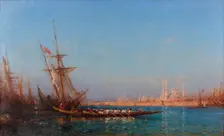 View of Istanbul, Second Half of the 19th cen.. Artist: Ziem, Felix-Francois George (1821-1911)