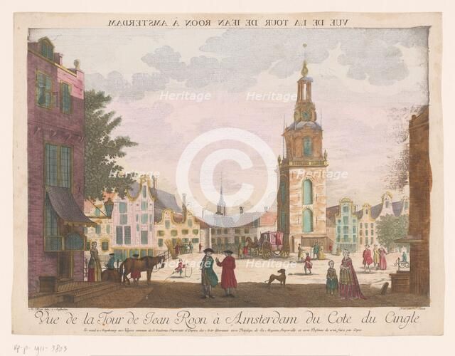 View of Jan Roodenpoort tower in Amsterdam, 1755-1779. Creator: Balthasar Friedrich Leizelt.