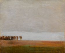 View of Jægersborg Allé. Gentofte, North of Copenhagen, 1892. Creator: Vilhelm Hammershøi