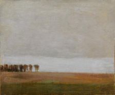 View of Jægersborg Allé. Gentofte, North of Copenhagen, 1892. Creator: Vilhelm Hammershøi