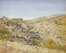 View of Jerusalem, 1854. Artist: Thomas Seddon