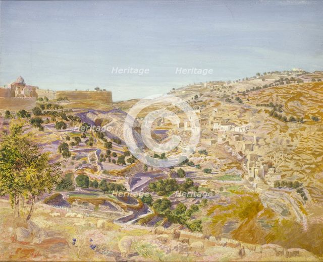 View of Jerusalem, 1854. Artist: Thomas Seddon.