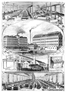 View of John Brinsmead and Sons Pianoforte Works, London, N.W., 1883. Creator: Unknown