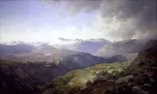 View of Jotunheimen, 1866. Creator: J. F. Eckersberg