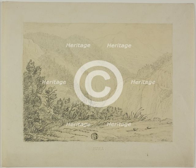 View of Jura Mountains, 1816. Creator: Unknown.