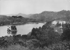View of Kandy Lake from Lady Horton's Drive, Kandy c1890, (1910). Artist: Alfred William Amandus Plate