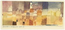 View of Kairouan, 1914. Creator: Klee, Paul (1879-1940)