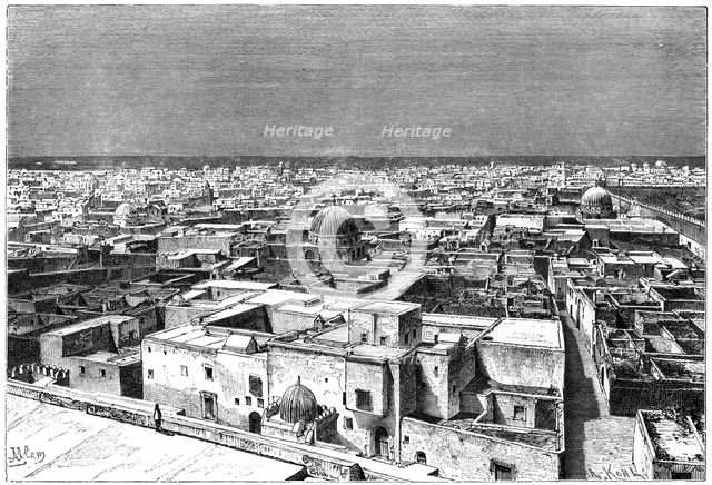 View of Kairwan, Tunisia, c1890. Artist: Armand Kohl