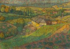 View of Kalvaria, 1910-1914. Creator: Konstantín Kövári-Kacmarik