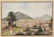View of Karlsbad (Karlovy Vary), c. 1800. Creator: Janscha, Laurenz (1749-1812)