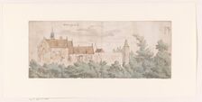 View of Kasteel Ooij, North Brabant, 1682. Creator: Josua de Grave