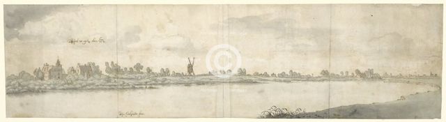 View of Kasteel Ooij, near Nijmegen, North Brabant, 1682. Creator: Josua de Grave.