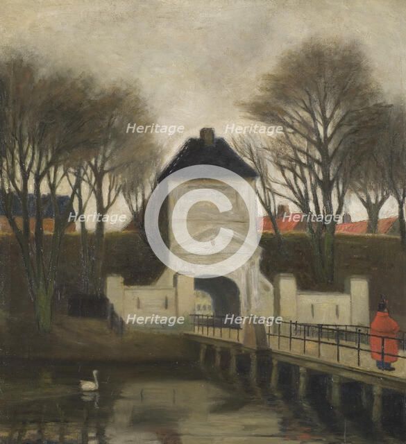 View of "Kastellet", Copenhagen, 1890. Creator: Johan Rohde.